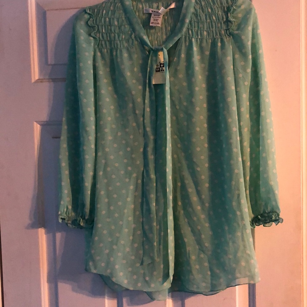 Mint Green Blouse